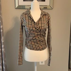Lafayette wrap blouse